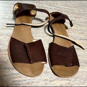 Electric Karma Roman sandals